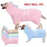 Cute Dinosaur Pet Bathrobe, Quick-Dry Super-Absorbent Dog Towel Robe with Hook-and-Loop Closure, Multiple Sizes for Small, Medium, and Large Dogs