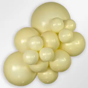 Sempertex Pastel Matte Yellow By The Bag