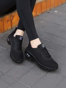 Women's Breathable Knit Air Cushion Athletic Lightweight Jogging Sneakers | Lightweight & shock-absorbent, essential for daily commuting, non-slip and wear-resistant, a perfect birthday surprise gift for best friends.