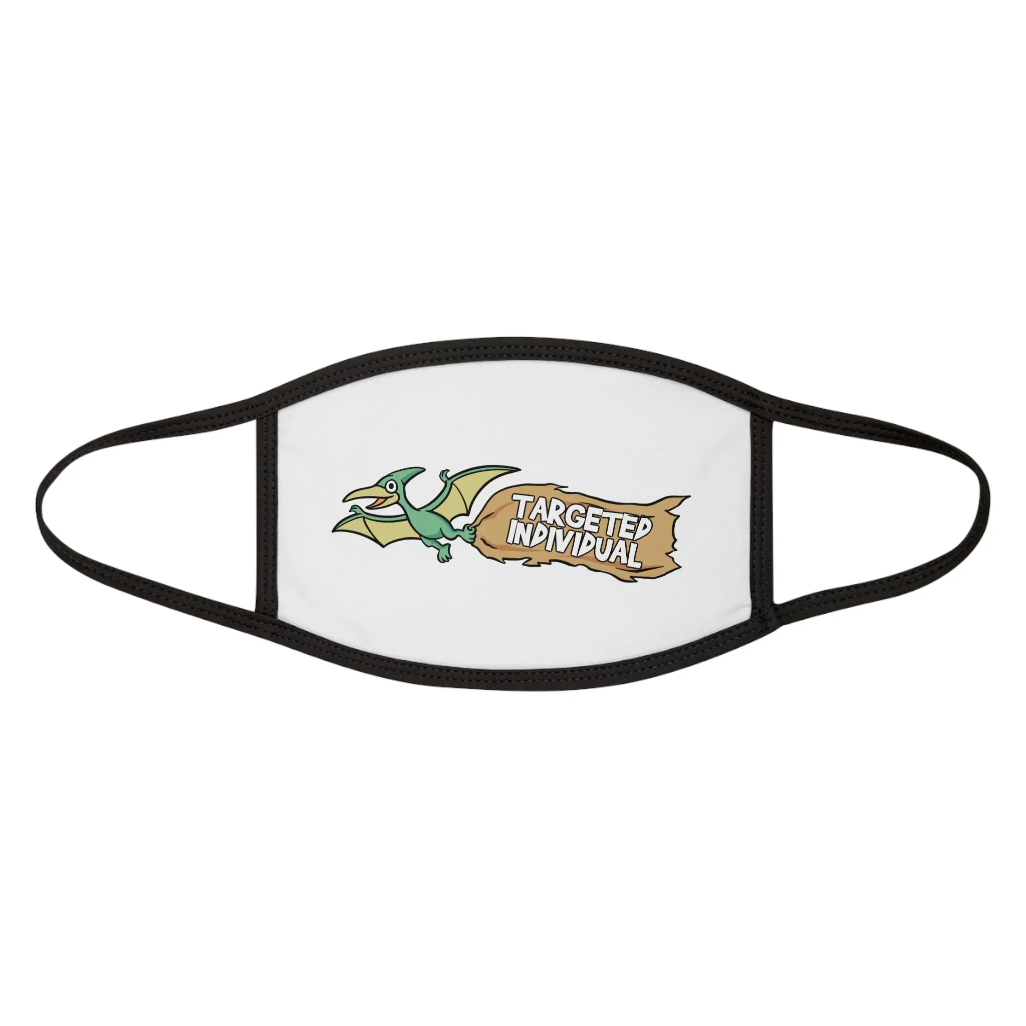 Targeted Individual Pterodactyl Face Mask — Funny Retro Dino Mask
