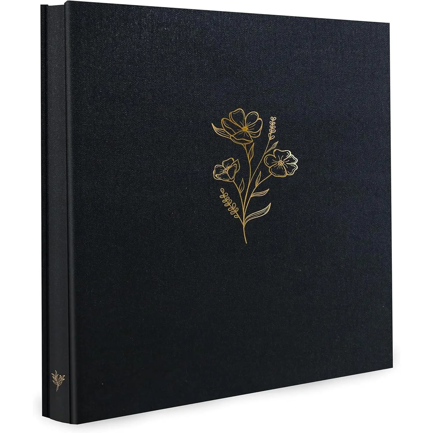 Photo Album 4x6 500 Photos 5 Pictures Per Page, 500 Pockets 4"x6" Picture Album, Linen Fabric Cover Big Picture Book for Photos, 4x6 Photo Albums for Family Weddings Travel Memories(Black)