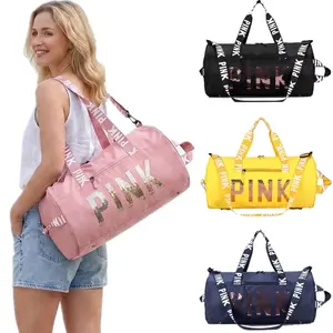 Sparkle Sequin Travel Bag for Women, 18" Waterproof Gym Tote, Stylish Carry-On for All Occasions