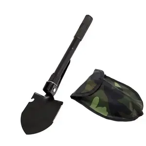 1PC Engineer Shovel Military Shovel Outdoor Multifunctional Folding Military Shovel camping shovel hoe gardening tools Survival Shovel