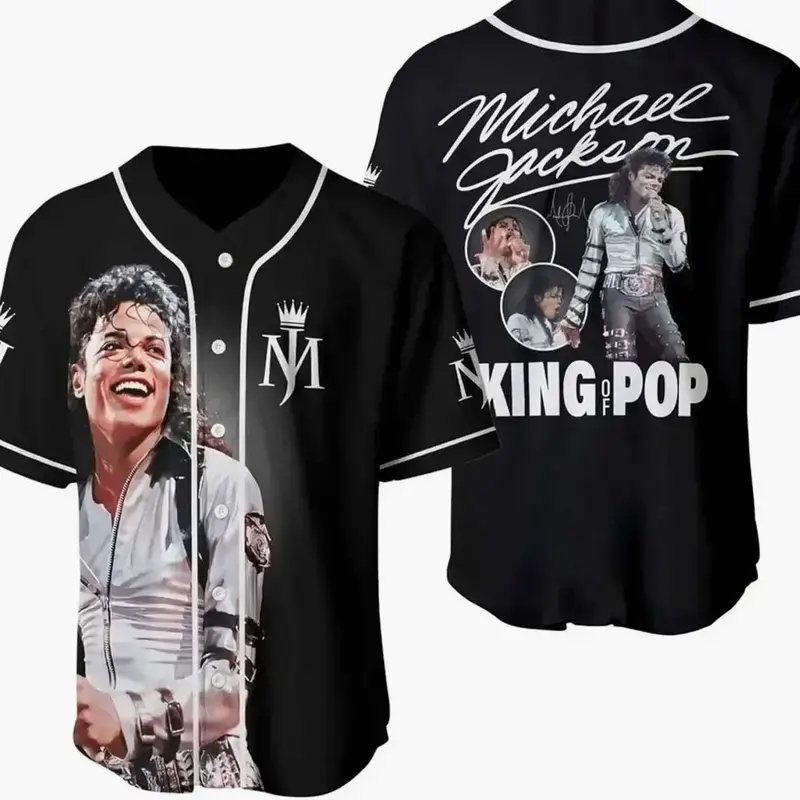 Michael Jackson Baseball Jersey Shirts King of vpop gift for fans GXJ