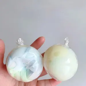 Handmade Squishy Ball Sensory Toy, Slow Rebound Stress Relief, Soft Clay Filled Aesthetic Desk Decor, Perfect for Gifts and Parties