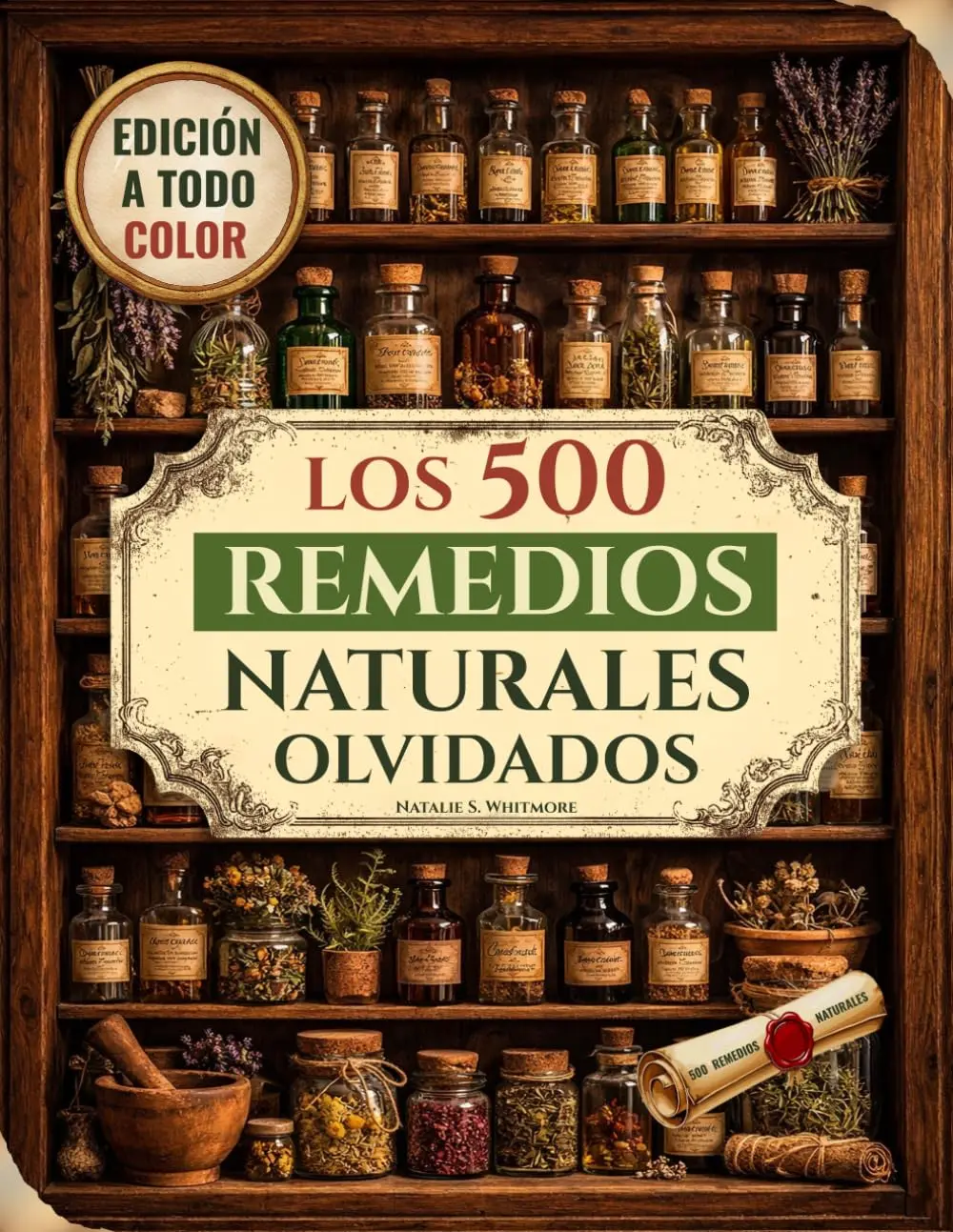 Los 500 Remedios Naturales Olvidados [Edición a todo color]: Poderosos remedios herbales y recetas naturales para aliviar el dolor, reforzar las ... la energía natural (Spanish Edition)