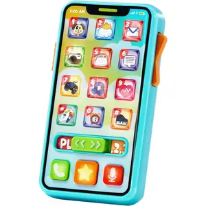 Baby Toys 6-12 Months - Cell Phone with 4 Game Modes & 50+ Music and Learning Phrases, Educational Toys for Toddlers, Kids Phone Birthday Gifts for Girls Boys Age 1 2 3 Year Old Easter Basket