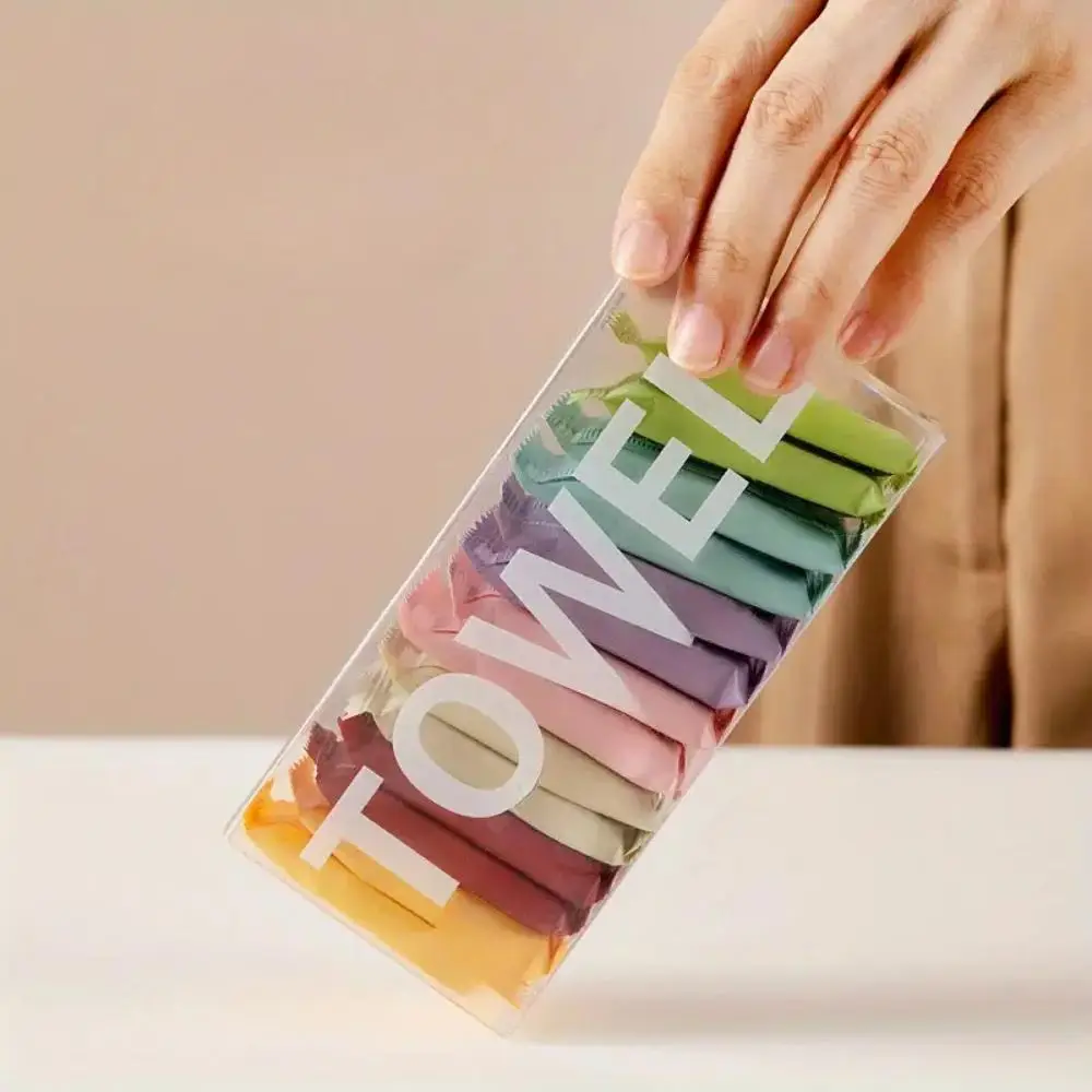 Portable Compressed Disposable Towel, 14pcs Sweet Furniture Portable Travel Towel, Disposable Cleaning Towel, Travel Accessories, Camping Accessories