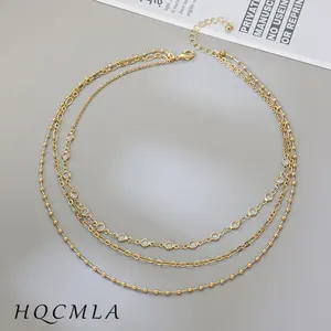 New stacked necklace, personalized chain, high-end feel, light luxury, collarbone chain for women Exquisite Jewelry Gift Dainty Layering Jewelry
