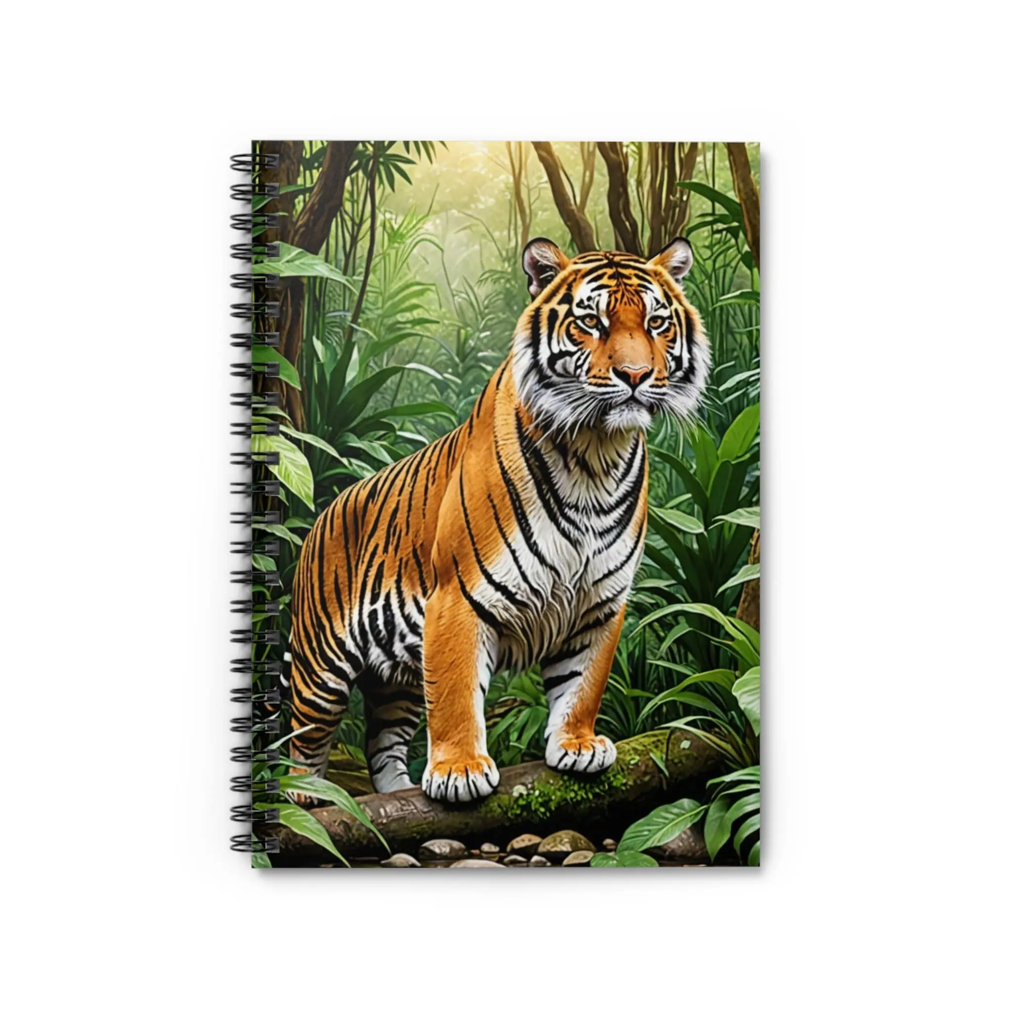 Tiger Spiral Notebook with Durable Cover 100 envelope