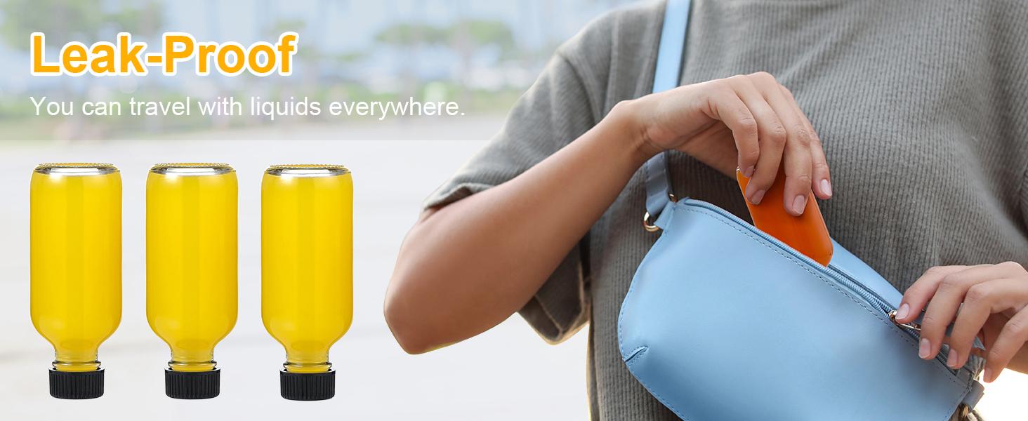 12 Pack, 2 oz Small Clear Glass Bottles w/Lid & 3 Funnels - 60ml Boston Shot Bottles for Health, Immunity, Potion, Wellness, Sample, Ginger, Juice - Mini Personal Care & Beauty Travel Bottle