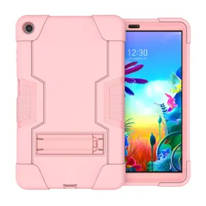 Doemoil Case For LG G Pad 5 10.1 inch 2019 Shockproof Rugged Built-in Stand Tablet