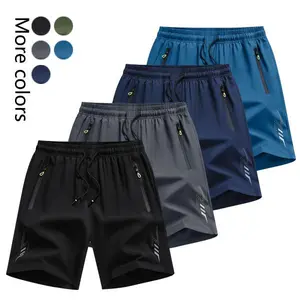 Men's Sports Shorts Set of 4 Side Seam Sweatshorts