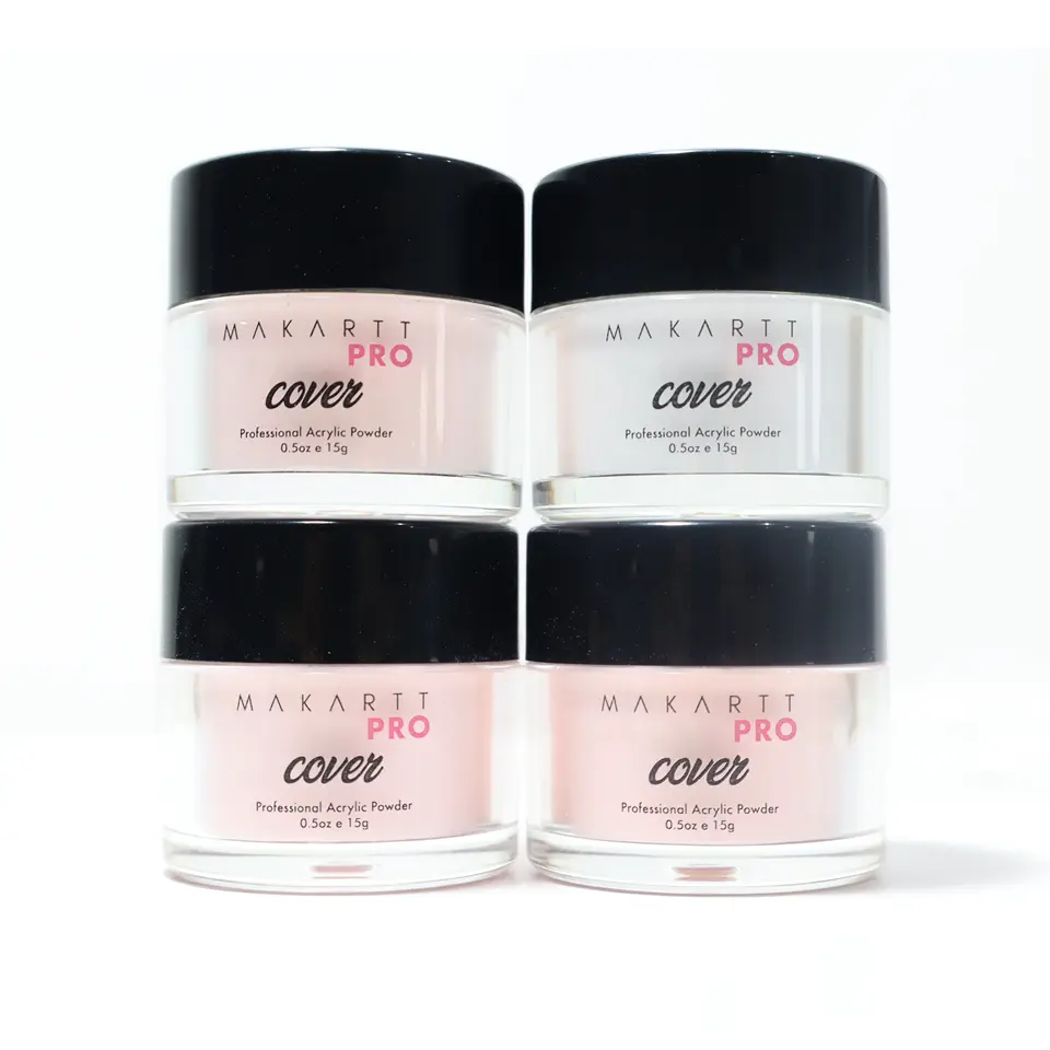 4Pcs Mini Cover Acrylic Set - 0.5oz 4Pcs Mini Cover Acrylic Set - 0.5oz