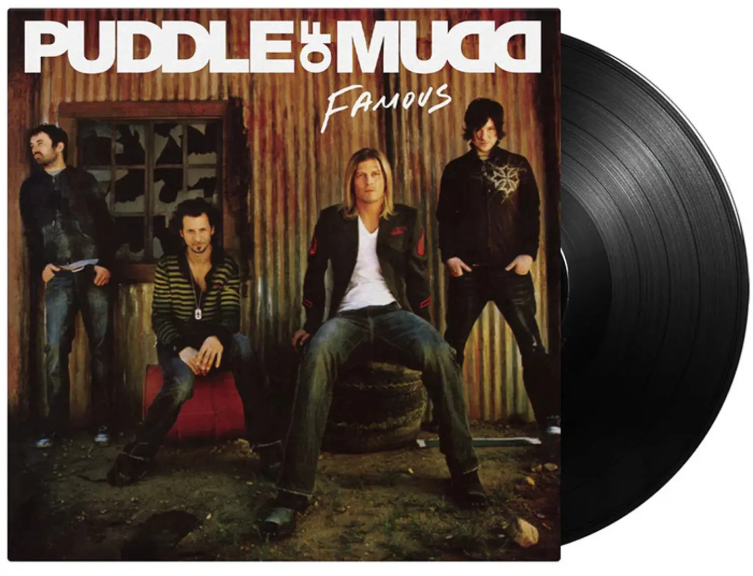 Puddle of Mudd - Famous - 180-Gram Black Vinyl  [VINYL RECORD - LP] Black, 180 Gram, Holland - Import
