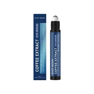 Caffeine Eye Cream for Bags and Puffiness: Under Eye Cream for Dark Circles – Puffy Eyes Treatment with Eye Roller for Men Serum Brightening Comfort Soothing Skin Care Rejuvenating