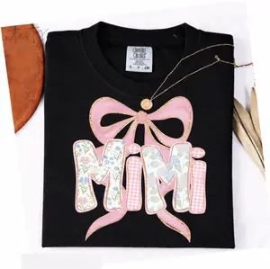 Comfort Colors Mimi Shirt, Gift for Mimi T-Shirt, Mother’s Day Gift for Grandma, Coquette Bow Mimi Shirt, Baby Announcement Tee, Grandmother Gift