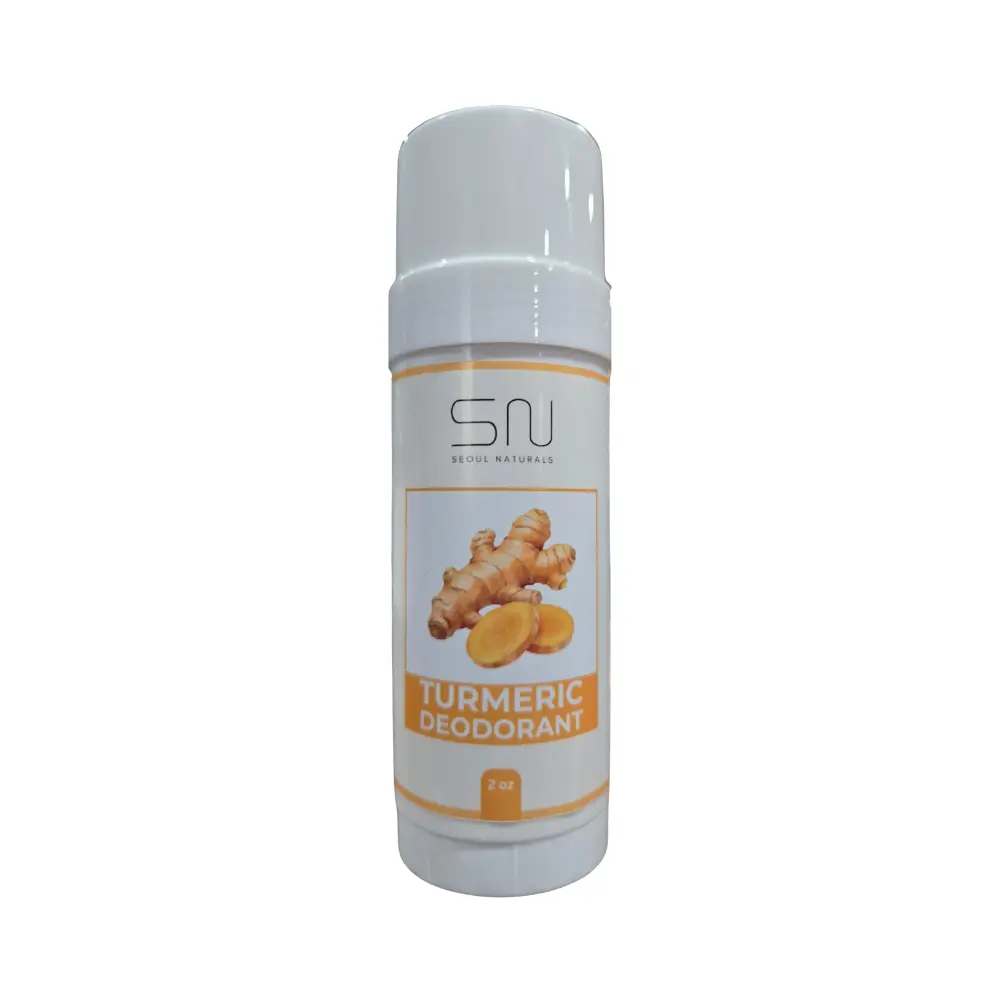 Seoul Naturals Turmeric Deodorant and Lotion Stick, lemon scented, k beauty, 2 oz