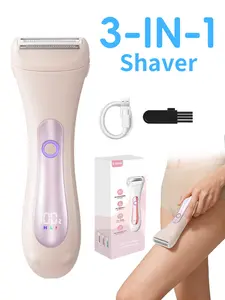 Women's Electric Shaver, Rechargeable Bikini Trimmer, Ipx7 Waterproof Wet/dry Use, Private Hair Removal for Legs, Body, Bikini Area
