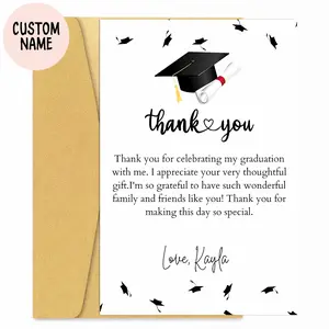 Custom Graduation Thank You Cards Graduation Party Ideas - Class of 2025 2026 -