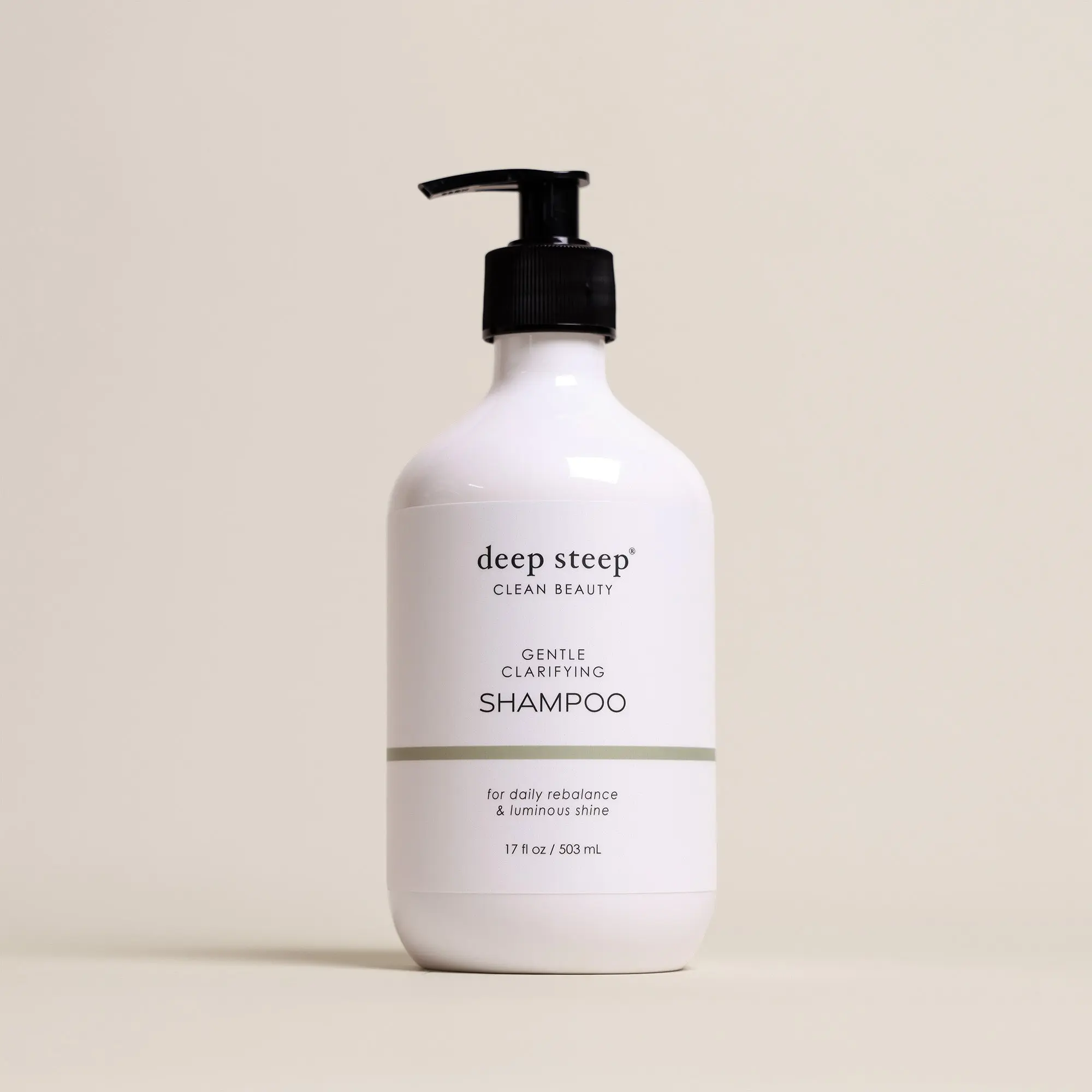 Deep Steep Gentle Clarifying Shampoo 17 fl oz (500 mL) for Daily Rebonding - Cleansing, Nourishing, and Soothing Haircare