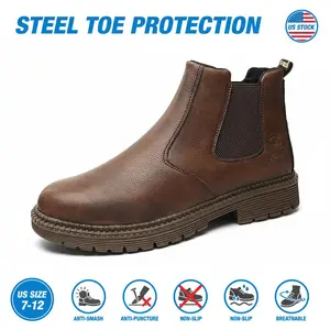 Unisex Chef Work Shoe Safety Shoes Anti-slip Waterproof Durable Comfortable Outdoor Puncture-proof Smash-proof Splash-proof Breathable