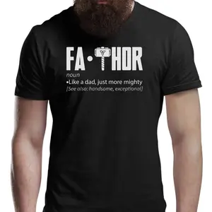 Fa Thor Funny Men's T-Shirt FaThor Fathers Day Gift Tee Shirt Top