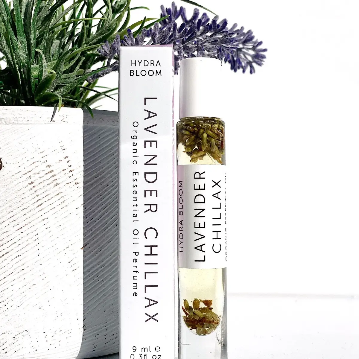 Lavender Chillax Organic Essential Oil Roll-on Oil by Hydra Bloom California
