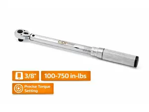 CDI 7502MRMH 3/8" Drive Click Torque Wrench 100-750 in-lb Adjustable