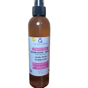 Hibiscus Reset Hydrating Mist for Hair | Reduces Shedding & Detangles | Moisturizes Dry Hair | Larger Cream Bottles for Long-Lasting Use | Gentle on All Hair Types