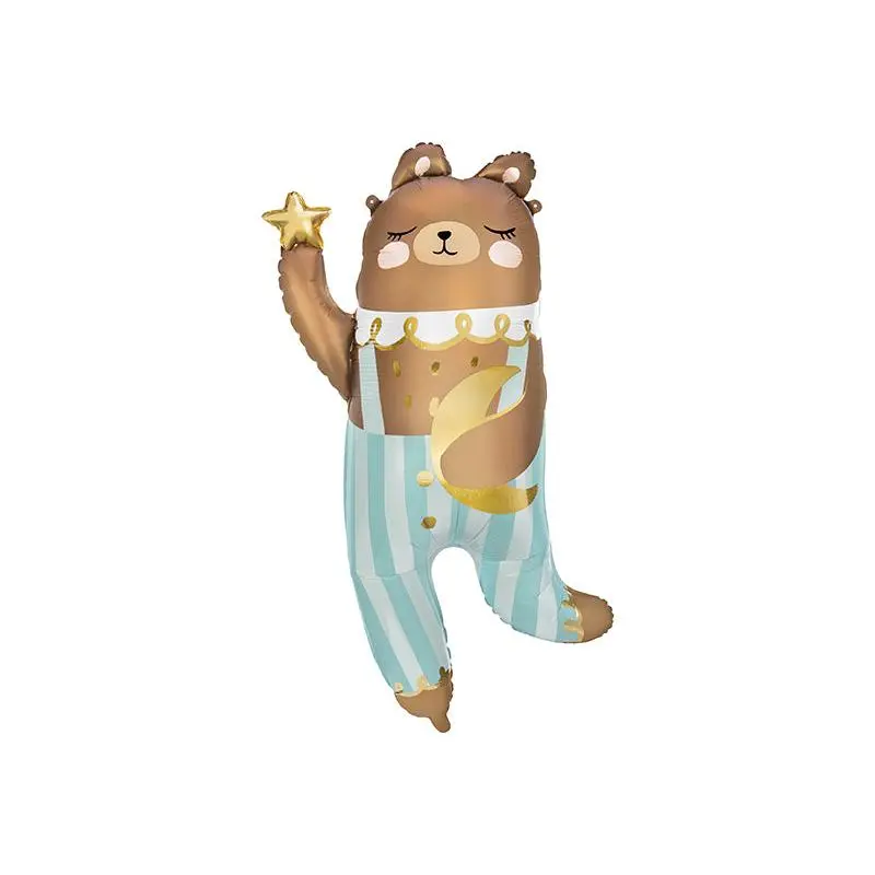 35" Dancing Teddy Bear Mylar Balloon
