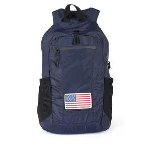 Packable Backpack | American Flag | Navy
