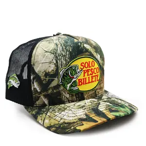 Solo Pesco Billete 804 Camo Trucker Hat – Mesh Back & Cotton Front