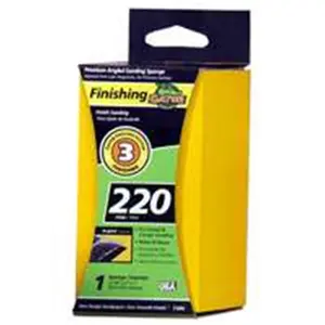 212 MAIN Angle Sand Sponge, Grit 220, Angle Shape, Multi-Surface Reptile & Amphibian Cleaning Tool