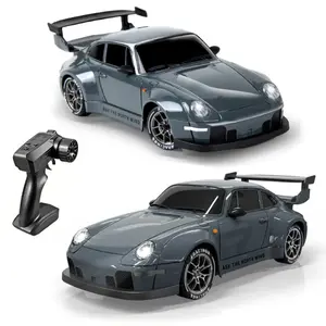 Remote Control Drift Car, RC Model Car, 20KM/H 4WD High Speed Cars with LED Lights, Extra Drifting Tires, 1:24 Vehicle for Adults Boys Girls, Birthday Christmas Gifts