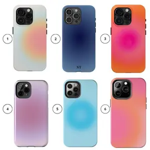 Aura Collections phone case, Sunset Orange Blue Baby, Elegant Phone case Tough Case For Iphone 16 15 14 3 12 Pro Max Plus &