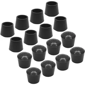 16Pcs Rubber Chair Leg Tips Caps 7/8 Inch Furniture Table Chair Leg Caps