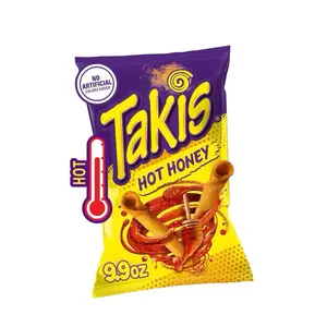 Takis Hot Honey Flavored Snacks 9.9oz - No Artificial Colors Added - Spicy Snack