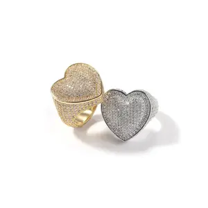 Bigger Diamond Heart Ring