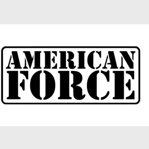 American Force Truck Decal - Classic Design for Versatile Use