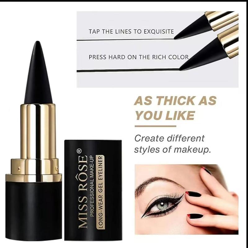Multifunctional Solid Eyeliner Pencil, High Pigment Eye Liner & Lip Liner, Ideal for Beginners, Long-Lasting Smudge-Proof, Smooth Application, Eye Makeup Products