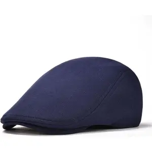 Men's Cotton Flat Ivy  Newsboy Driving Hat Cap
