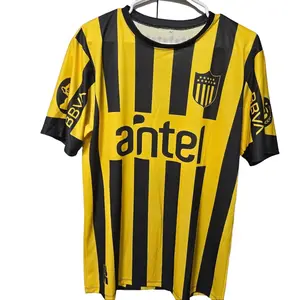 Peñarol Uruguay Manya Jersey, Football Soccer Fan Shirt, Men’s Lightweight Breathable Sportswear, Match Day Club Apparel Gift for Supporters