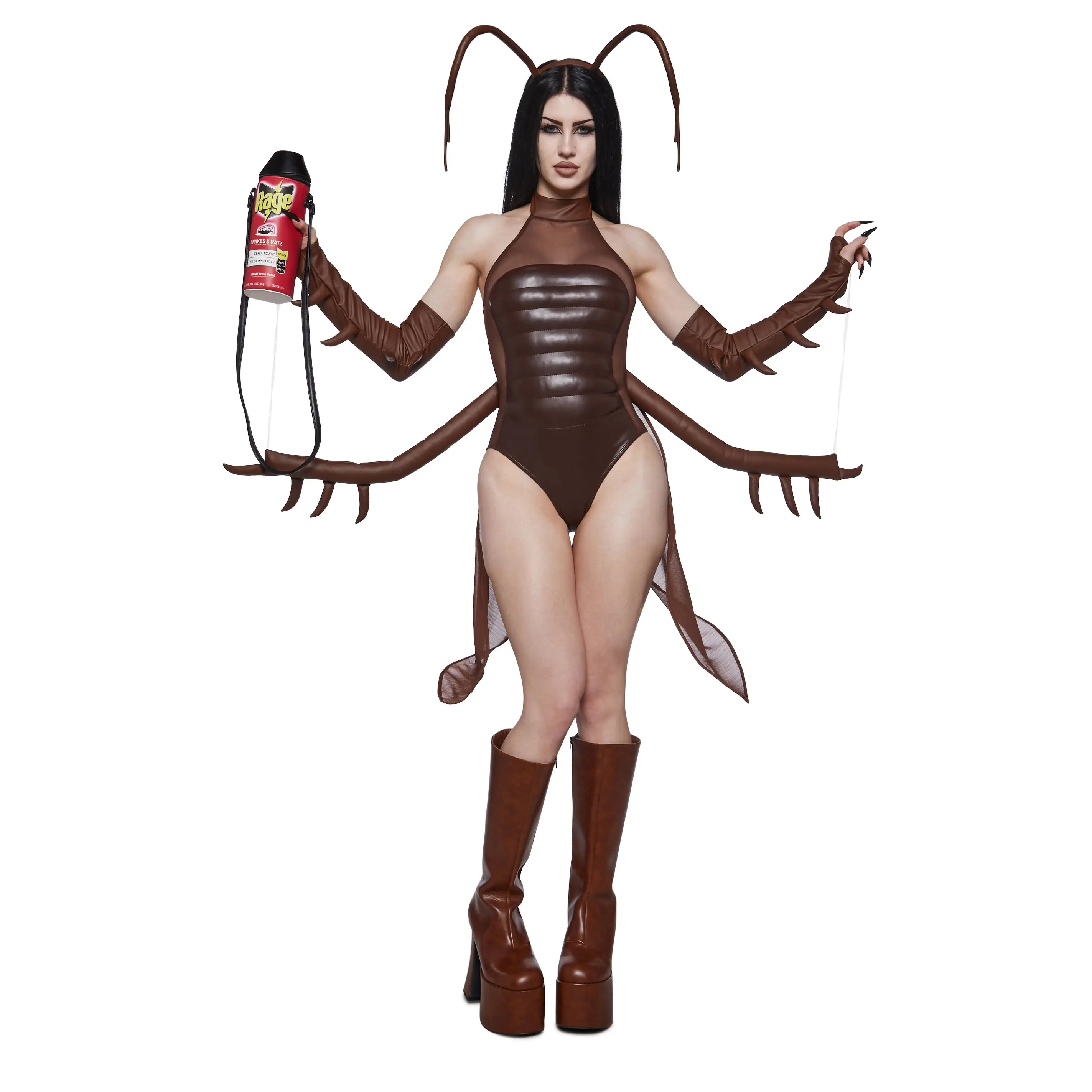 Cockroach Bug Costume with Purse