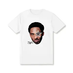 Youth and Adult Kobe Big Face Grey Star Graphic T-Shirt, graphic tees for boys, Graphic Tees, kids clothing boys, Youth Clothing, boys clothing
