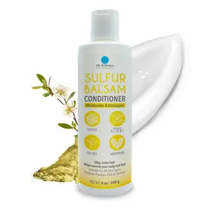 Dr. Robaina Sulfur Balsam Conditioner - Soothing Scalp Relief with Sulfur, Jaborandi & Tea Tree (8 fl oz)