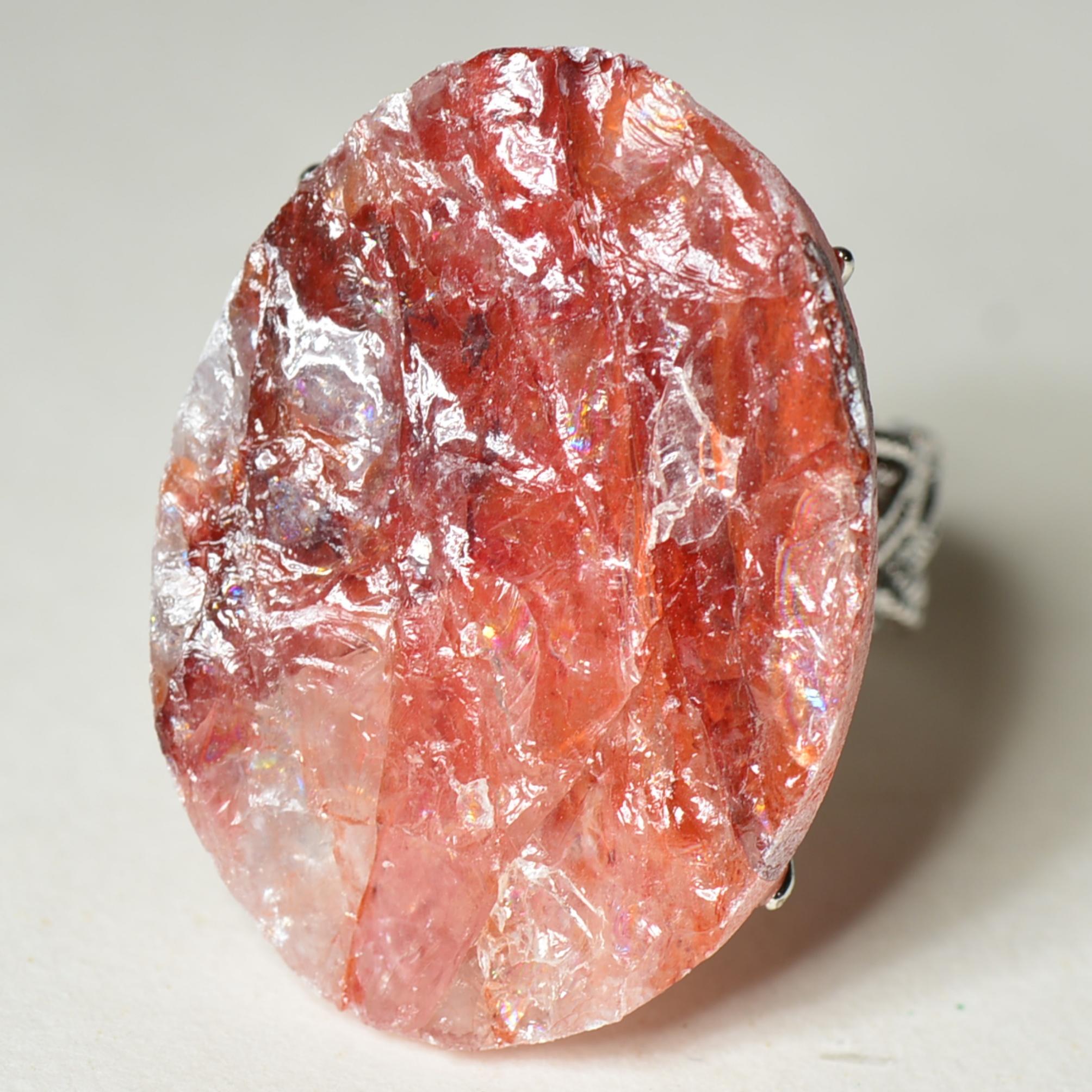 [No.300-308 Tray #11]Unique handmade crystal ring