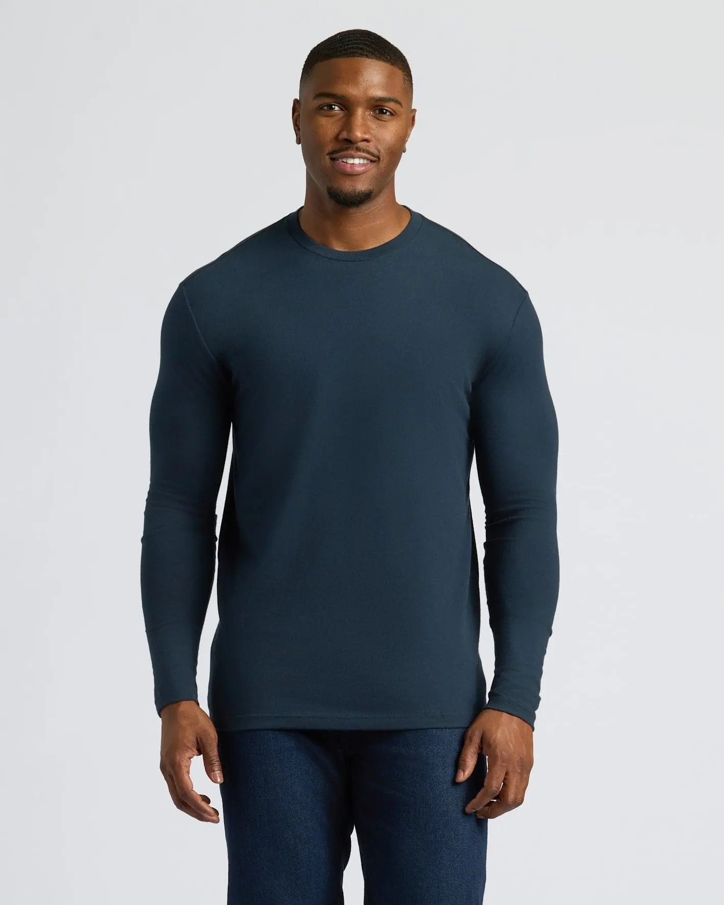 Tall Long Sleeve Crew Neck T-Shirt – Premium Fit for Tall Men