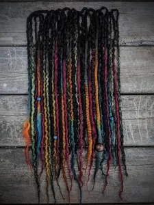 Dark Sprite Half Set of Wool Locs