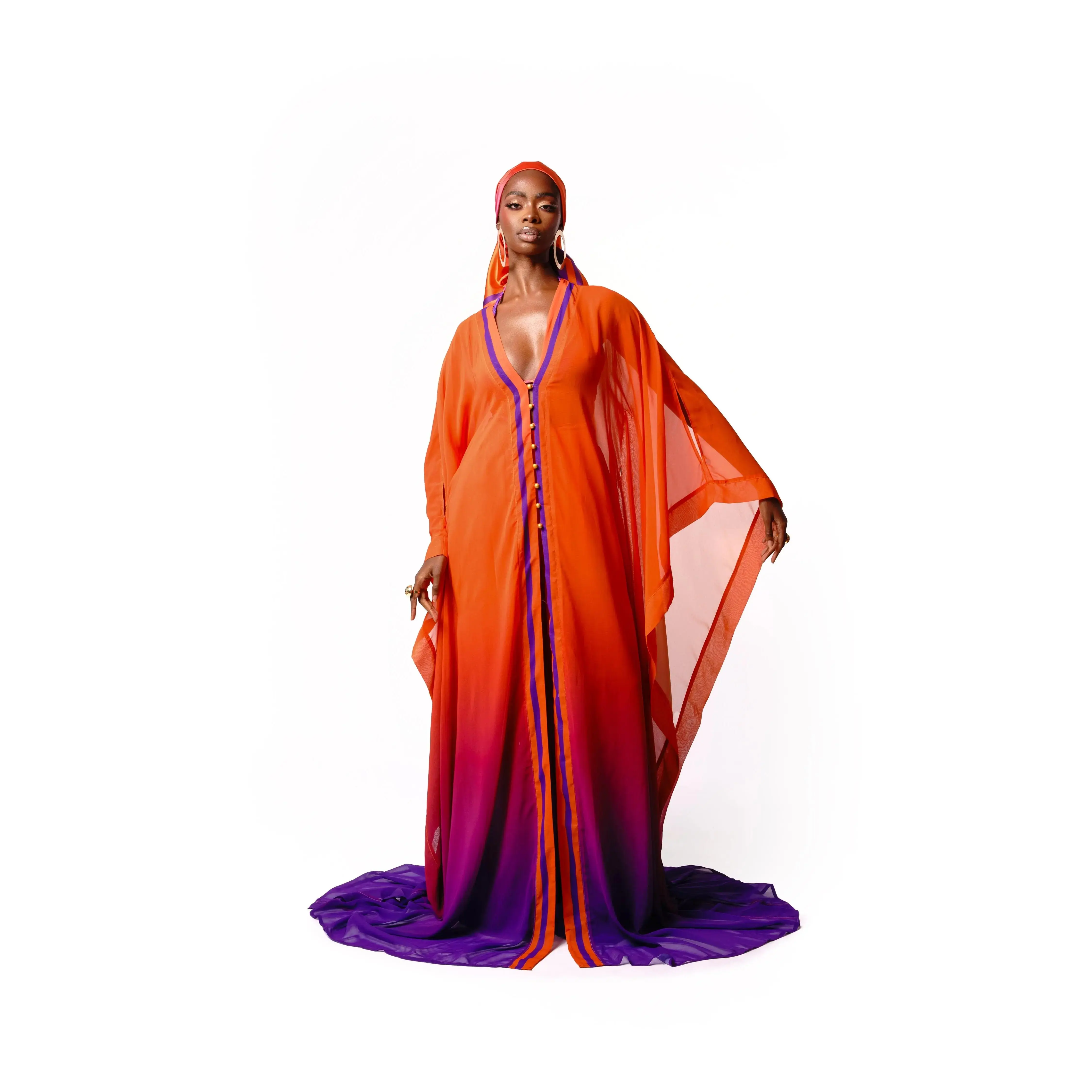 Luna Chiffon Kaftan